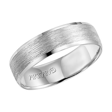 Precious Metal (No Stones) Wedding Bands  -  Men'