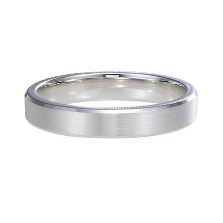Precious Metal (No Stones) Wedding Bands  -  Women'
