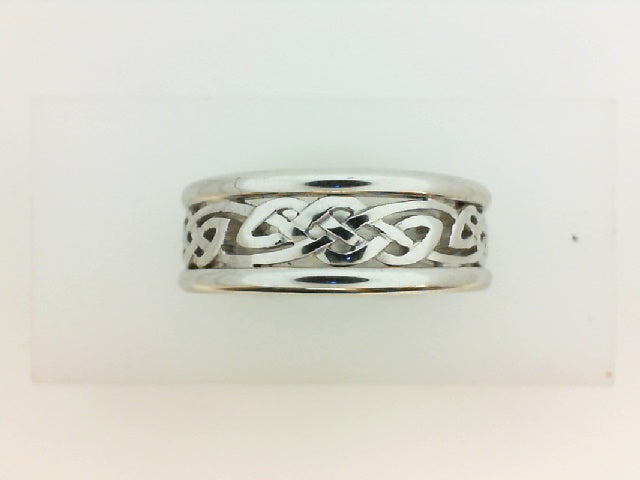Precious Metal (No Stones) Wedding Bands  -  Men'