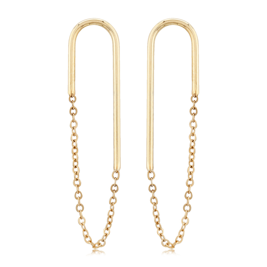 Precious Metal (No Stones) Earring