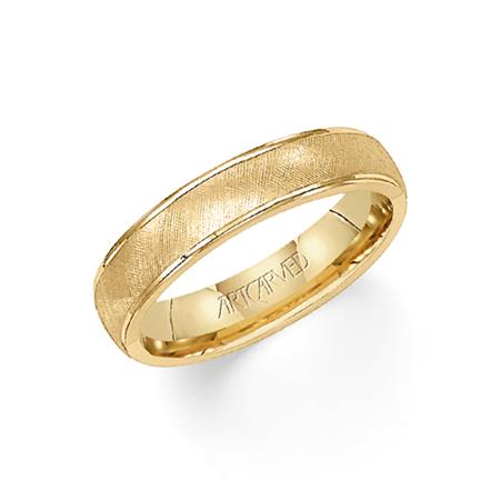 Precious Metal (No Stones) Wedding Bands  -  Men'