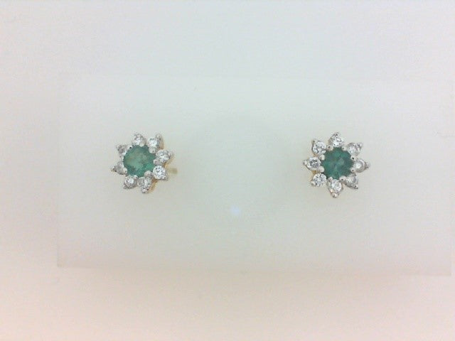 Colored Stone Earring