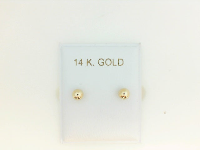 Precious Metal (No Stones) Earring