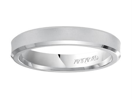 Precious Metal (No Stones) Wedding Bands  -  Men'