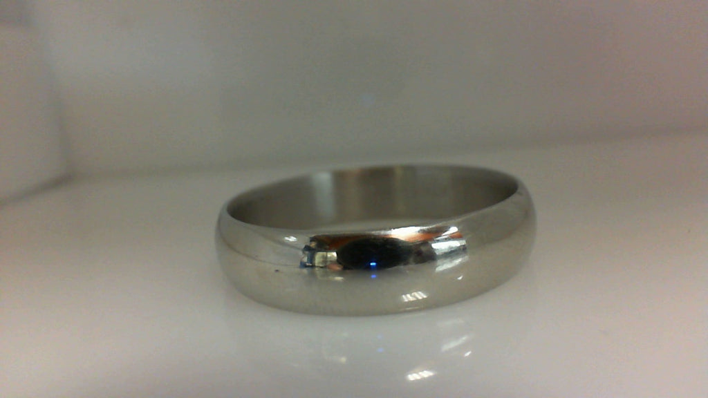 Precious Metal (No Stones) Wedding Bands  -  Men'