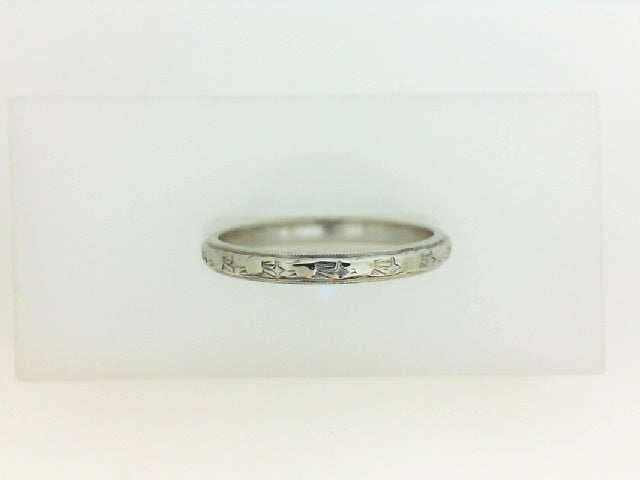 Precious Metal (No Stones) Wedding Bands  -  Women'