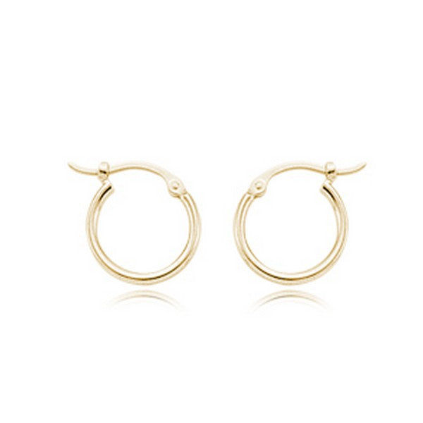 Yellow Gold Hoop Earrings