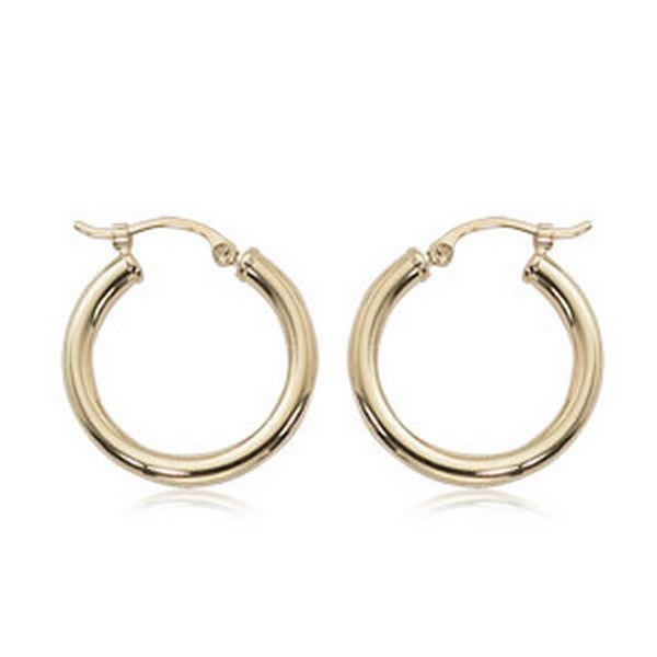 Yellow Gold Small Hoop Earrings