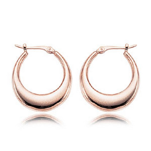 Rose Gold Hoop Earrings
