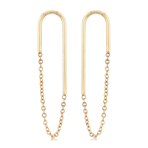 Precious Metal (No Stones) Earring