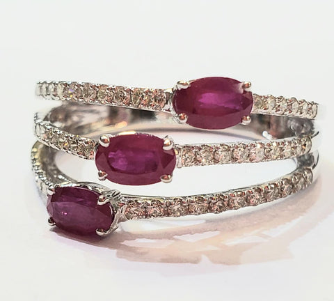 Colored Stone Rings  -  Women'