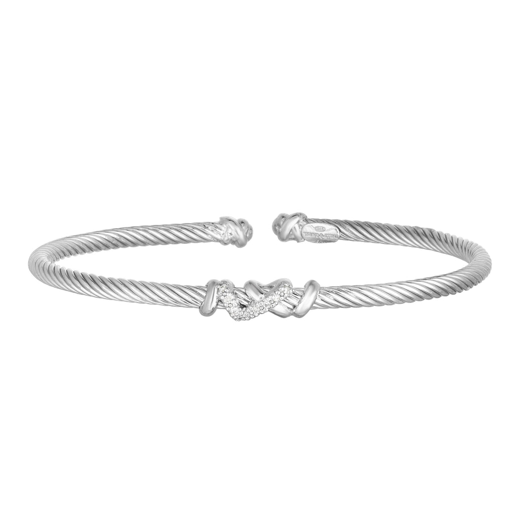 Silver Bracelet with Diamond