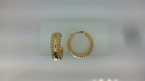 Precious Metal (No Stones) Earring