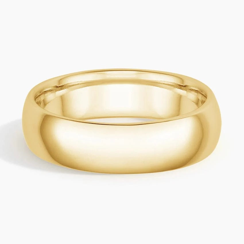 Precious Metal (No Stones) Wedding Bands  -  Women'