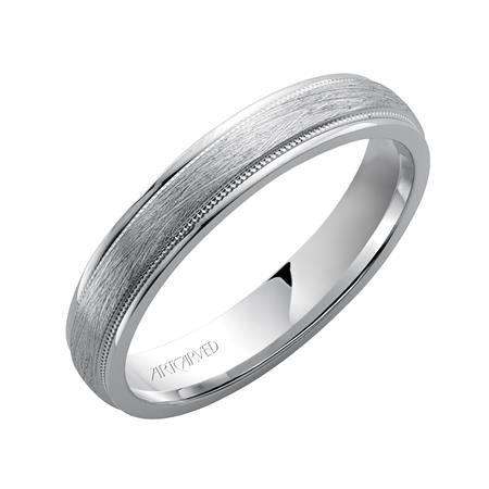 Precious Metal (No Stones) Wedding Bands  -  Men'