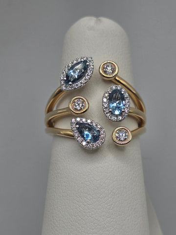 Colored Stone Rings  -  Women'