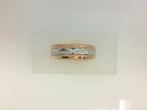 Precious Metal (No Stones) Wedding Bands  -  Men'