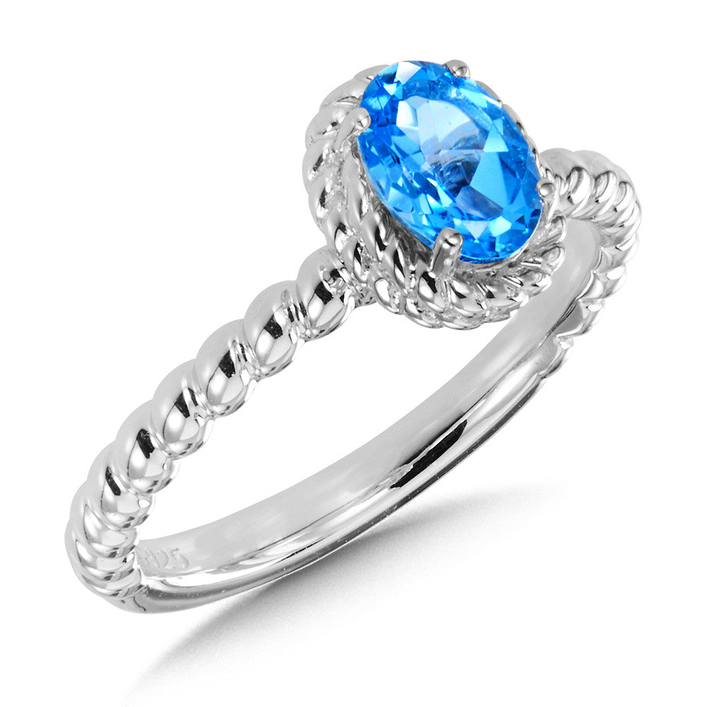 Silver Stone Ring