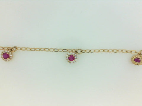 Colored Stone Bracelet