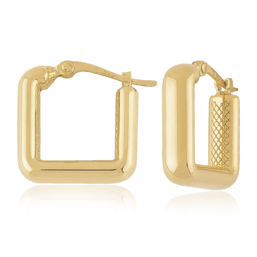 Precious Metal (No Stones) Earring