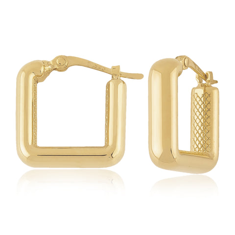 Precious Metal (No Stones) Earring