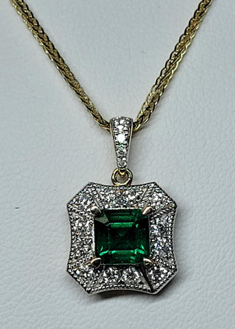 Colored Stone Pendant