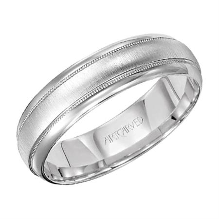 Precious Metal (No Stones) Wedding Bands  -  Men'