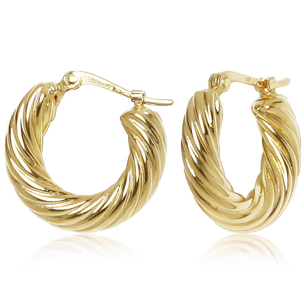 Precious Metal (No Stones) Earring