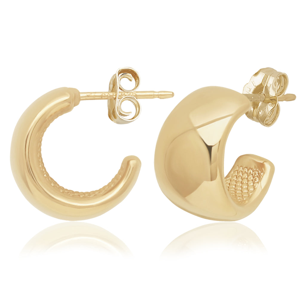 Precious Metal (No Stones) Earring