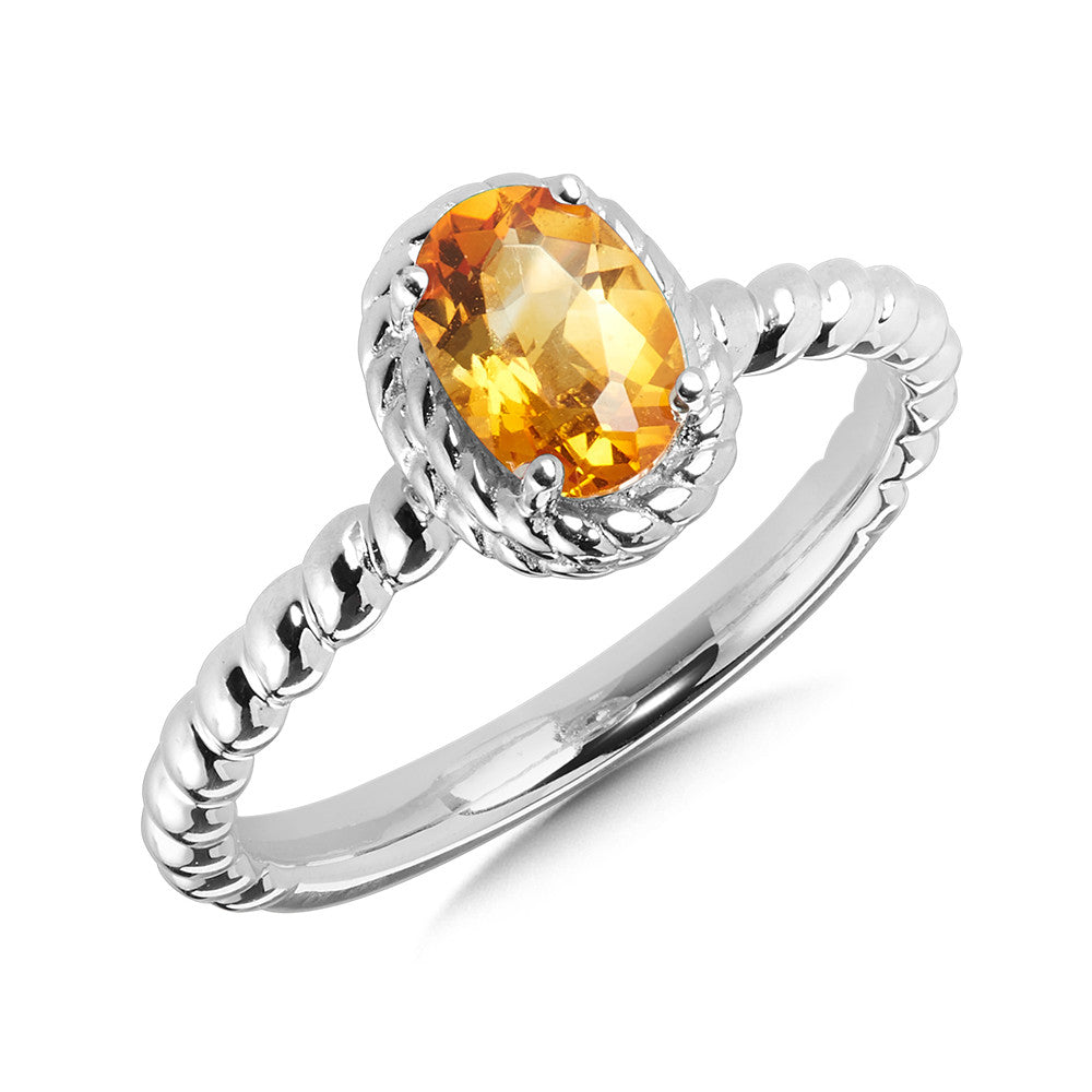 Silver Stone Ring