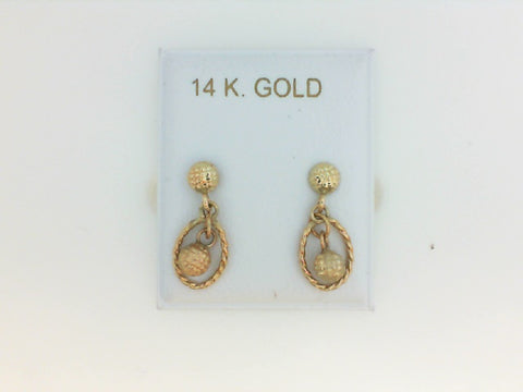 Precious Metal (No Stones) Earring