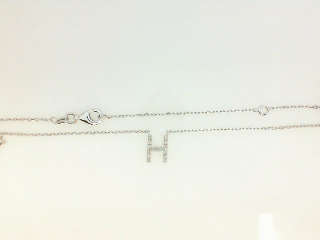 Silver Necklace with Diamond