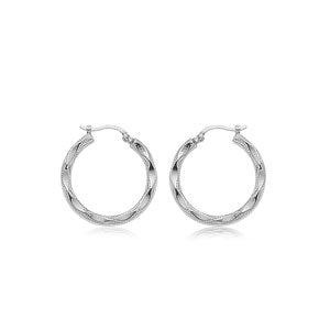 Precious Metal (No Stones) Earring