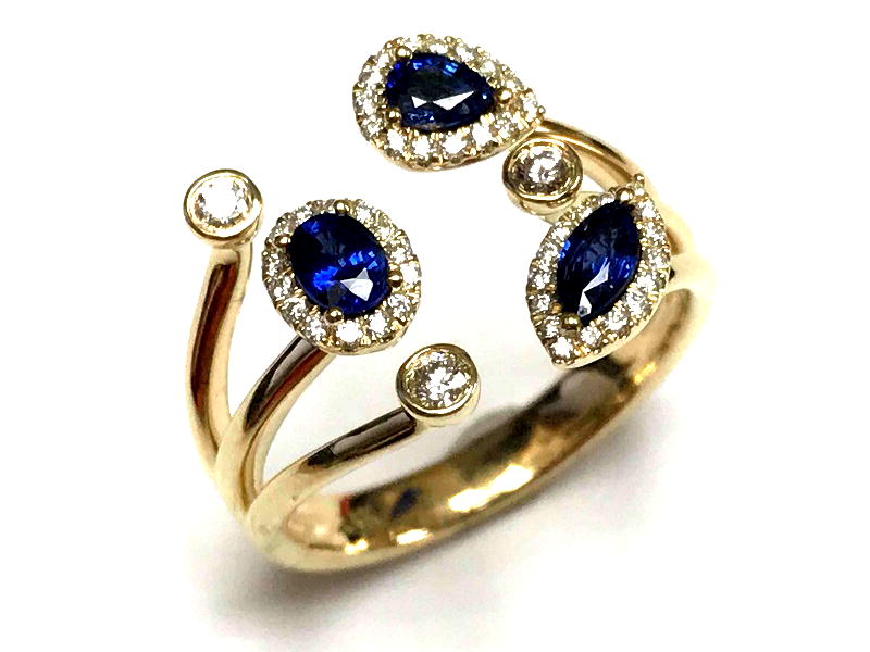 Colored Stone Rings  -  Women'