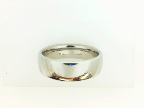 Precious Metal (No Stones) Wedding Bands  -  Men'