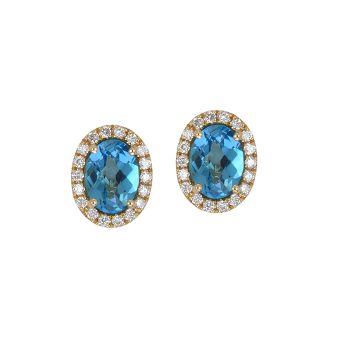 Colored Stone Earring