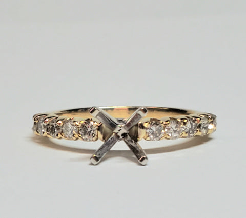 Diamond Semi-Mount Ring