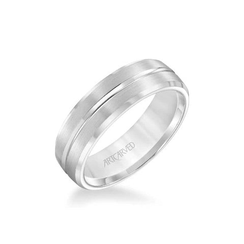 White Gold Comfort fit Wedding Band